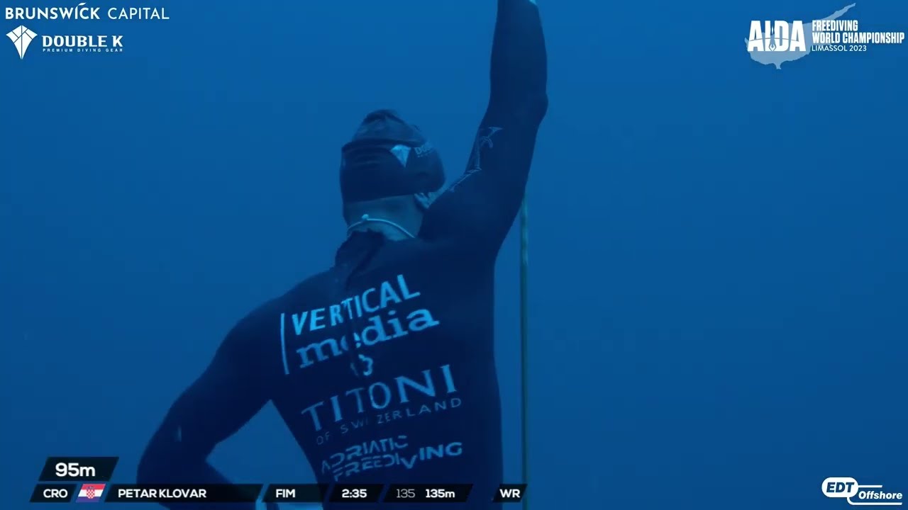 World Record Freedive - Deepest dive FIM - Petar Klovar