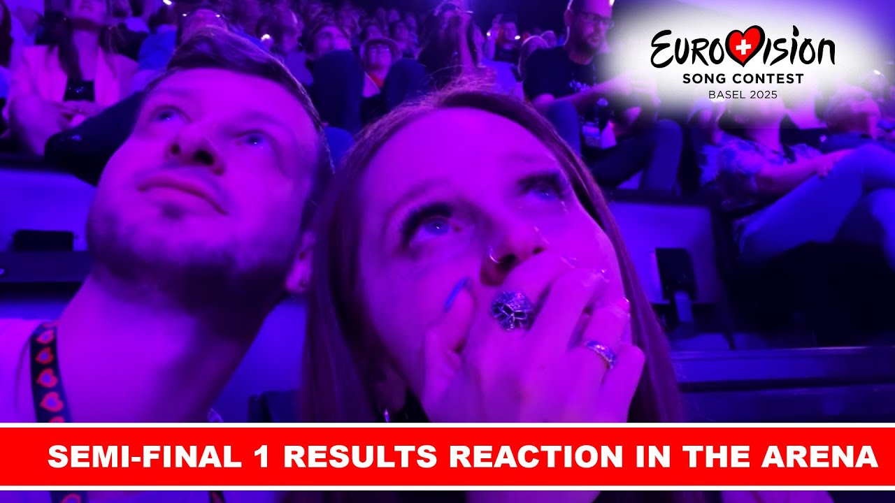 EUROVISION SEMI FINAL 1 RESULTS REACTION FROM THE ARENA