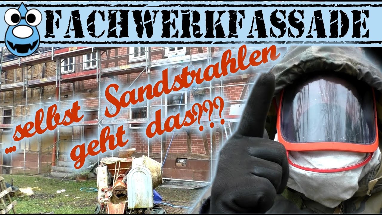 🏡Fassade selbst 💨Sandstrahlen, geht das?🤔🤔