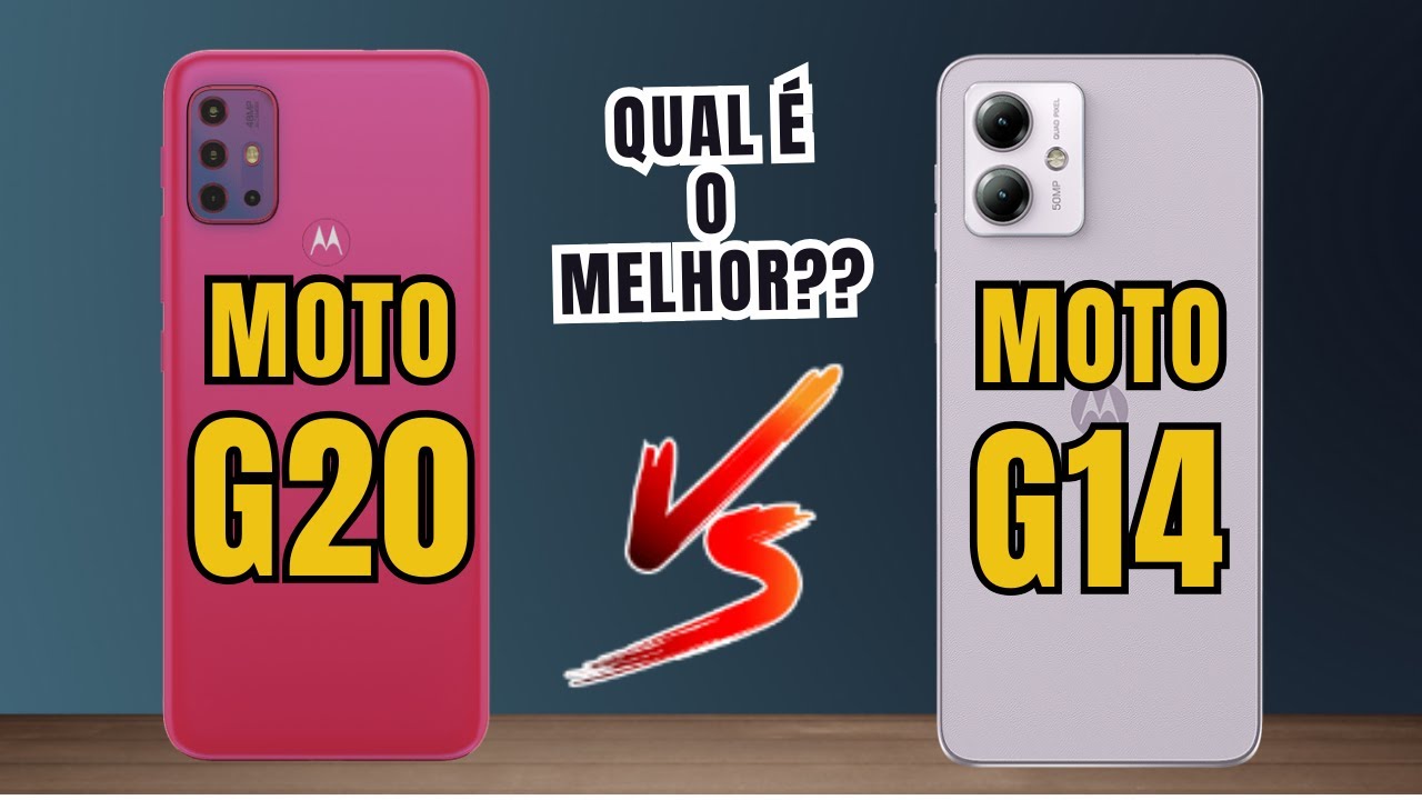 MOTO G20  VS MOTO G14 COMPARATIVO, QUAL COMPRAR ? 📱 @canaldwn