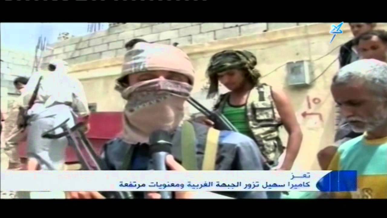 كامرا سهيل تزور الجبهة الغربية للمقاومة في #تعز