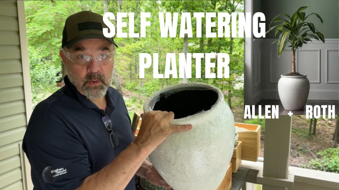 Carefree Green Thumb Self-Watering Planter / Allen and Roth #diy