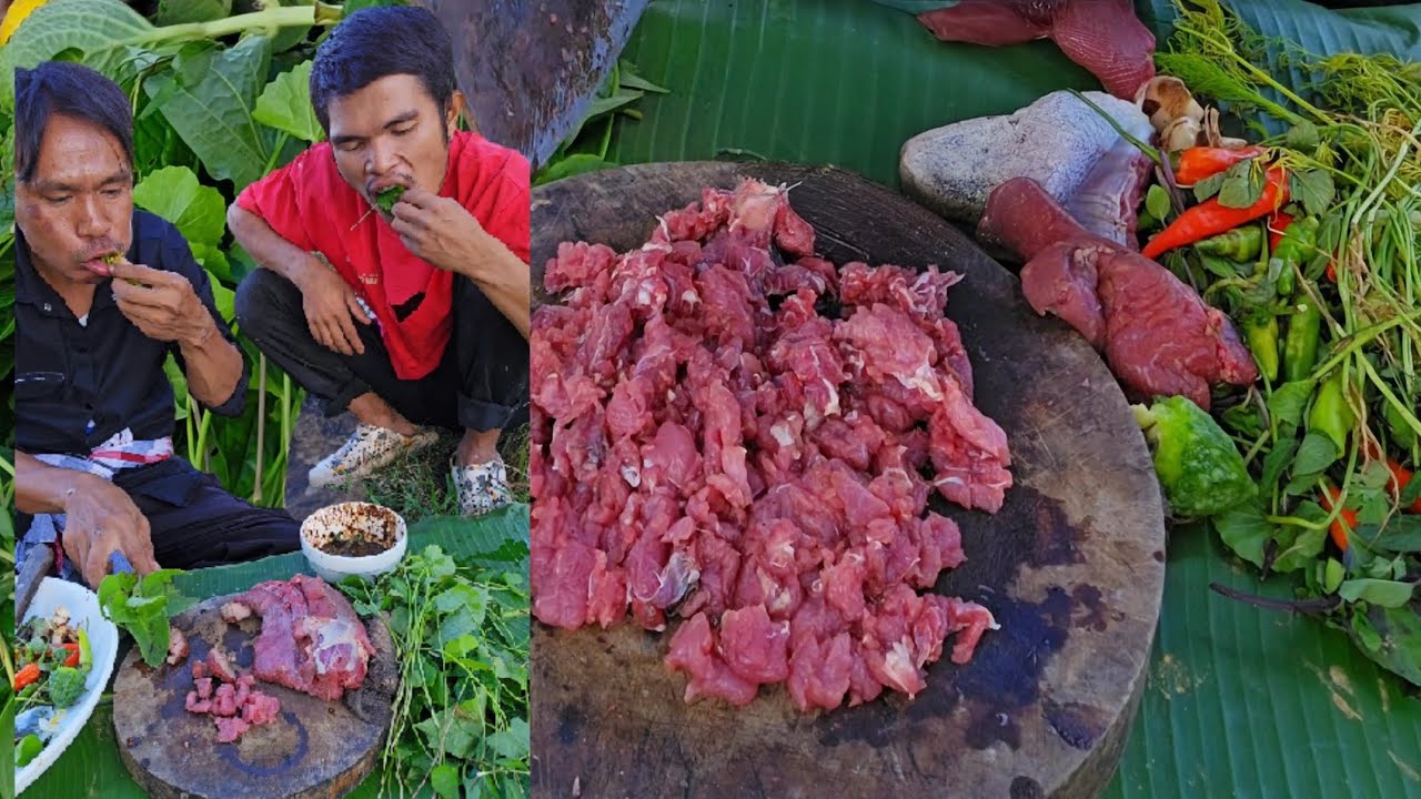 ลาบก้อยชอยเพี้ยขมๆ - ລາບກ້ອຍຊອຍເພ້ມຂົມໆ #บัวไล