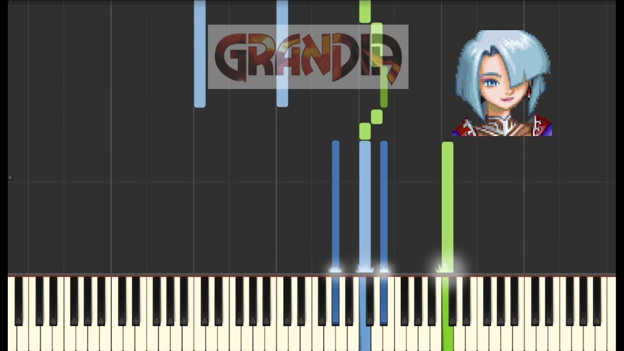 Grandia - Leen's Love Theme [Piano Cover Synthesia Tutorial]