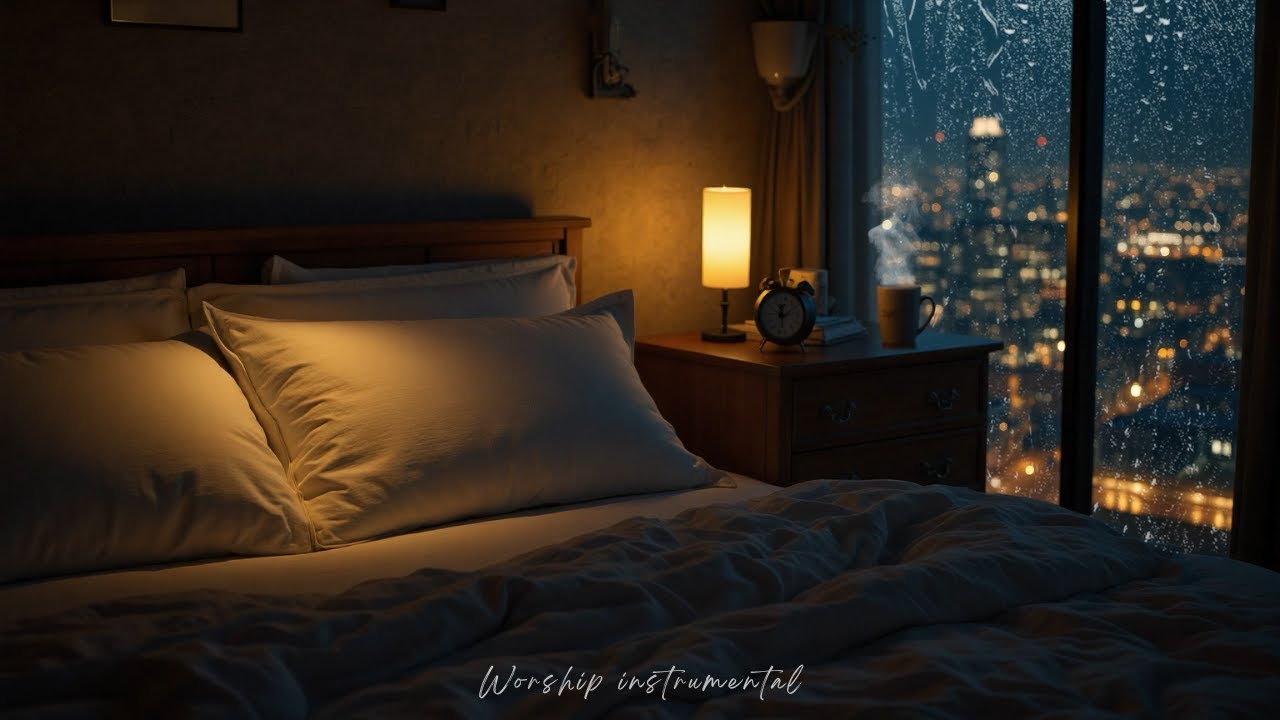 Healing Sleep Piano Music with Rain Sounds to Reduce Stress, Calm Anxiety and Sleep Deep