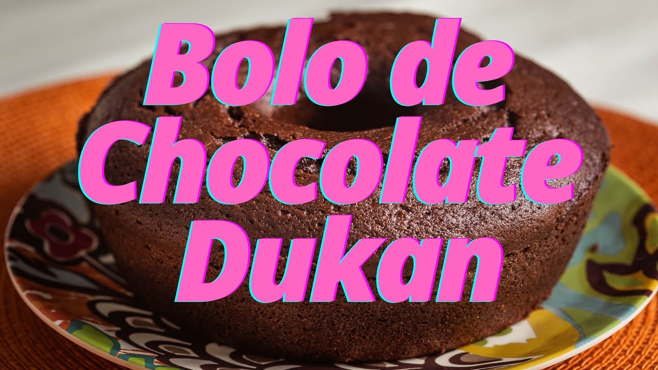 RECEITA DO BOLO DE CHOCOLATE DUKAN