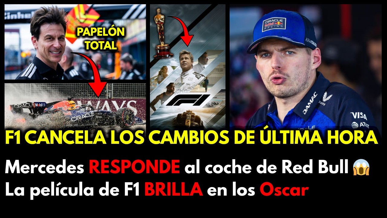🚨 ¡URGENTE EN LA F1! CANCELAN CAMBIOS, MERCEDES ATACA A RED BULL Y LA F1 IMPACTA AL MUNDO