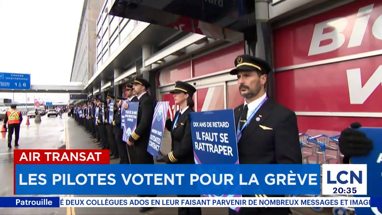 Turbulences &agrave; venir chez Air Transat? Les pilotes votent pour la gr&egrave;ve