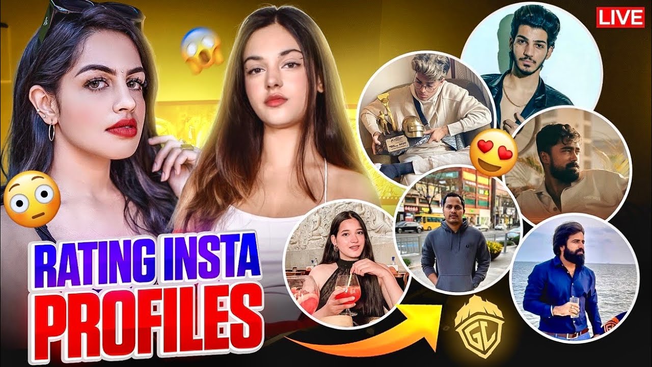 Rating  Instagram Profiles ft. @GodLikeEsportss 😍