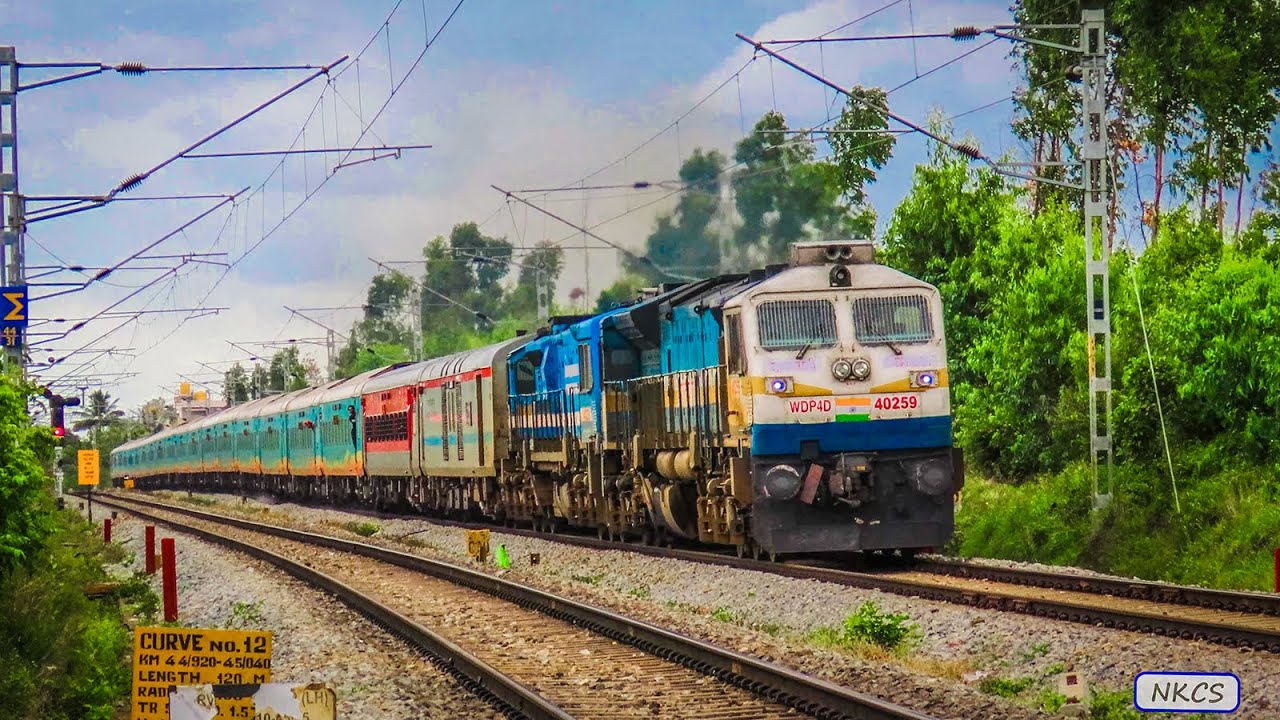 18 in 1 Diesel & Electric Train Action on Bengaluru - Hubballi, Shivamogga Line #indianrailways