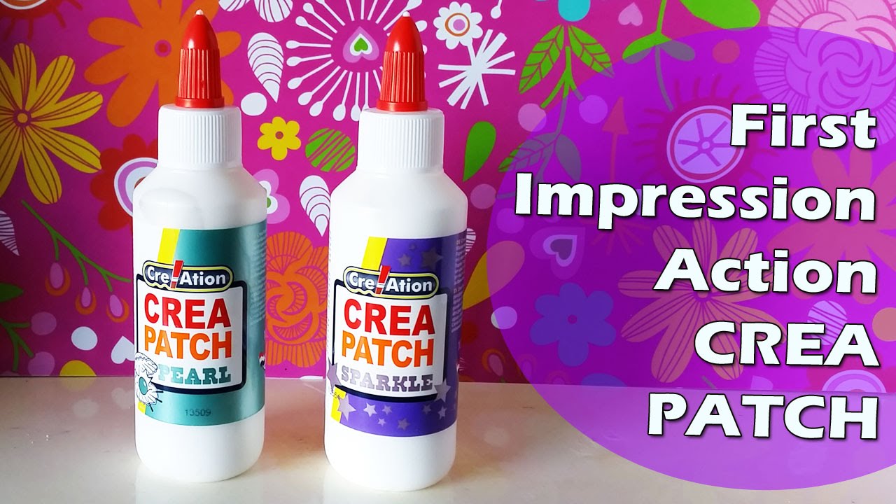 FIRST IMPRESSION CREA PATCH SPARKLE EN PEARL van de Action | Craftmama | Modpodge Dupe