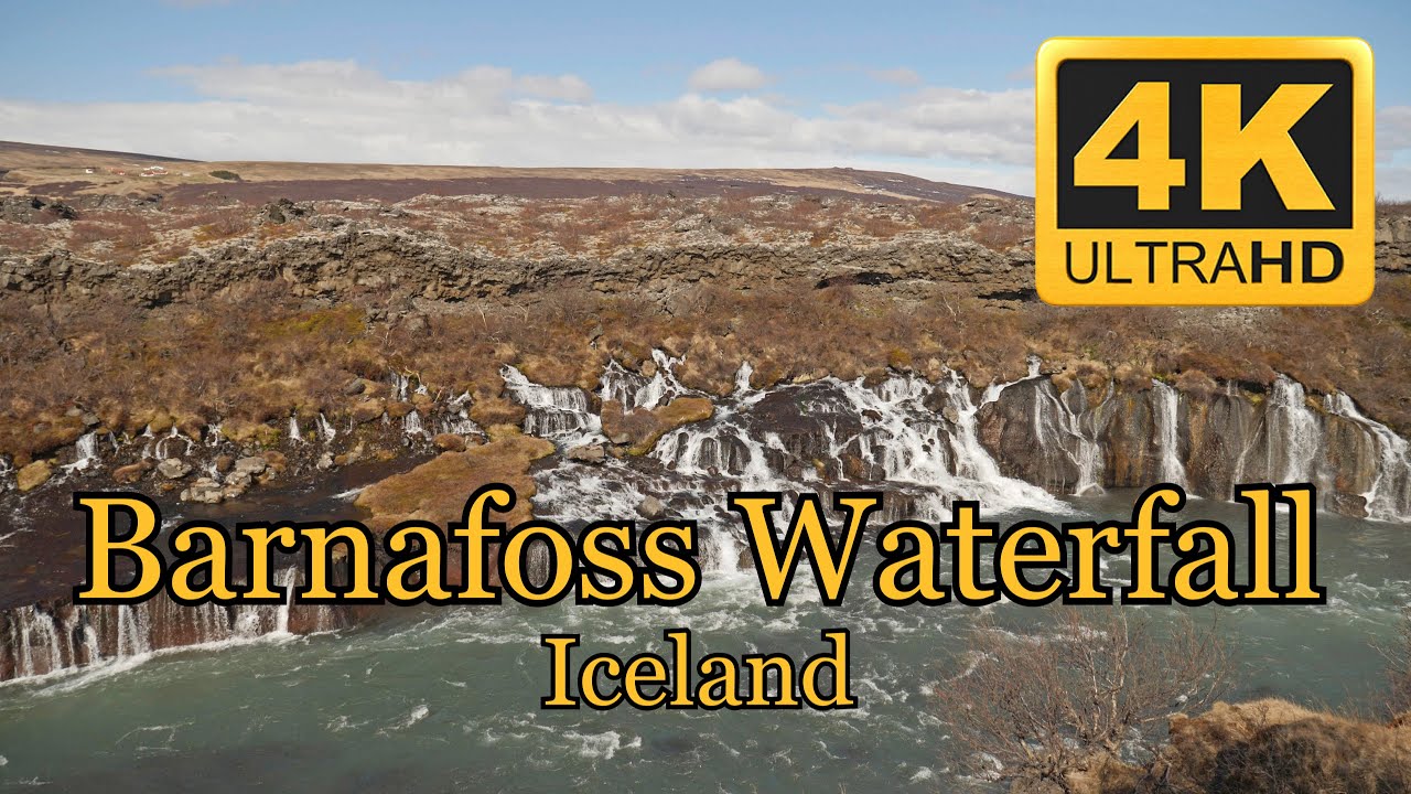Barnafoss Waterfall, Iceland