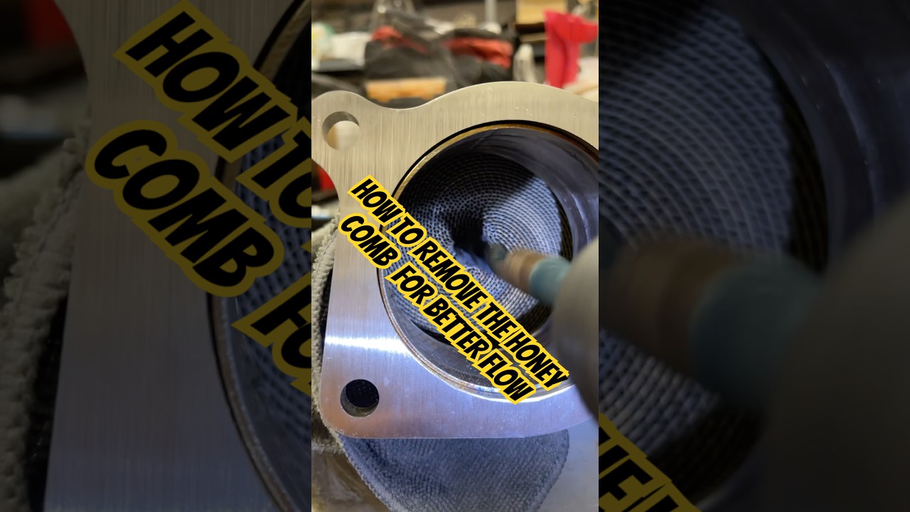 How to remove catalytic converter honey comb? On my 2017 wrx