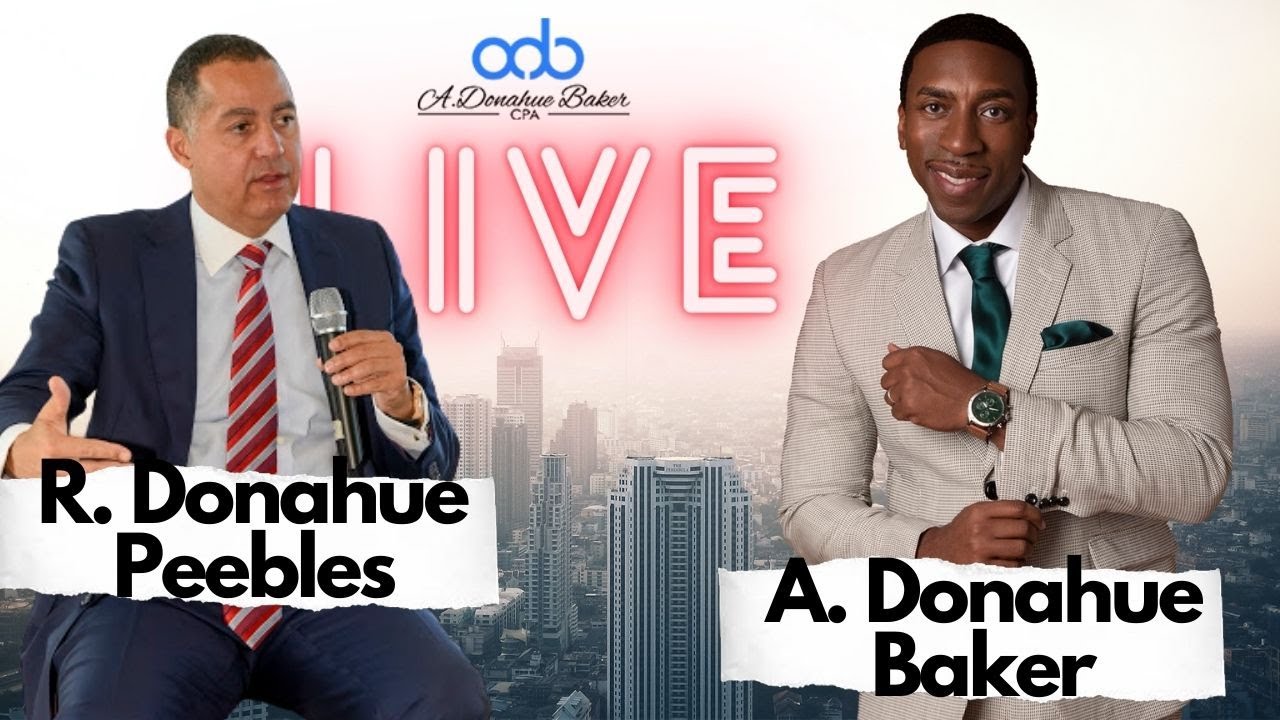 R. Donahue Peebles Live At Morehouse - Never Take No For An Answer | A. Donahue Baker Part 1