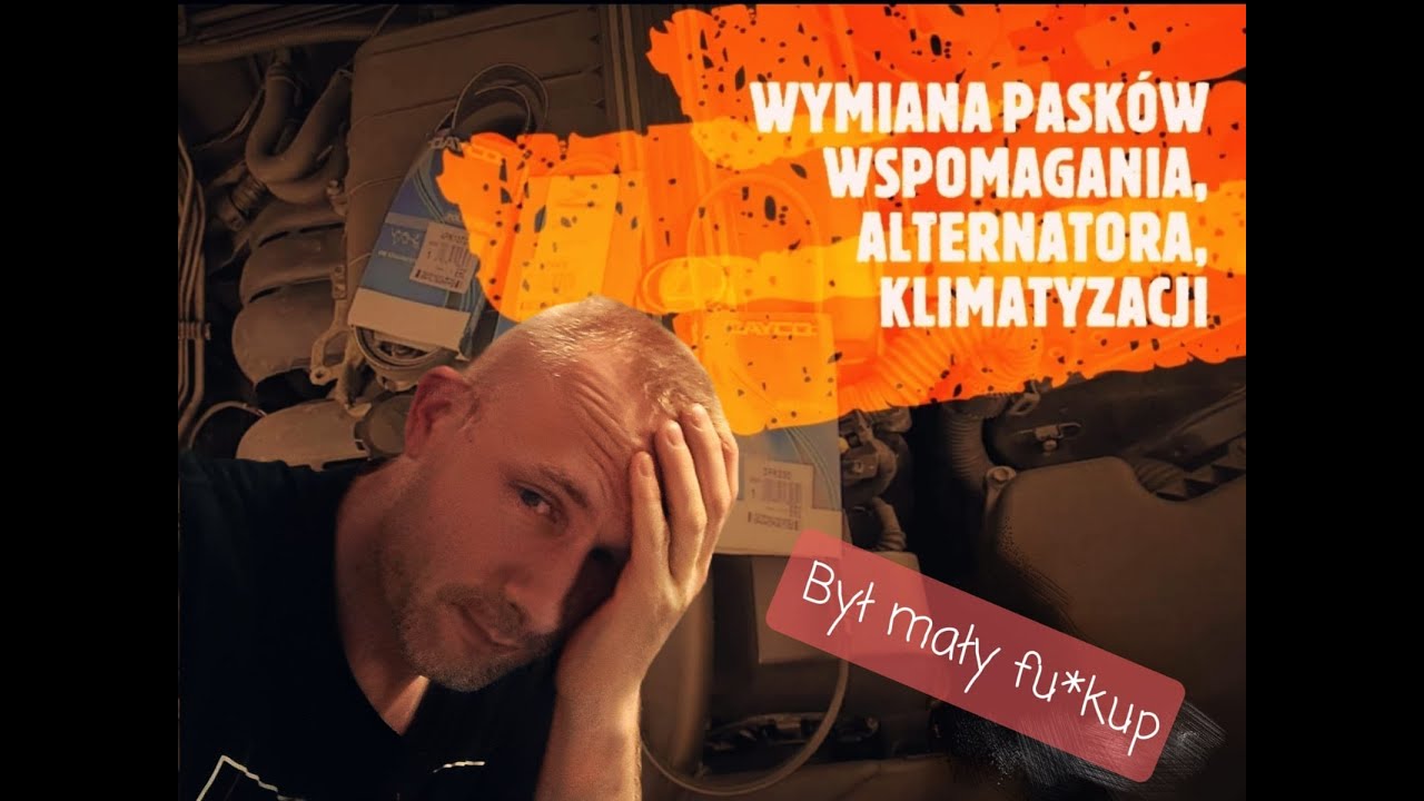 WYMIANA PASKA ALTERNATORA,WSPOMAGANIA,,KLIMATYZACJI LEXUS IS200(Nie wszystko poszło jak chciałem)