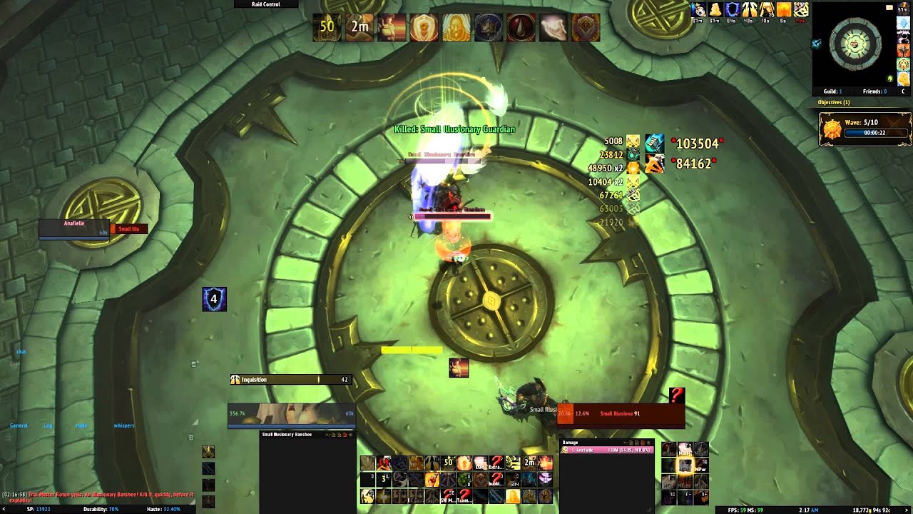 PTR Proving Grounds: DPS Gold (retribution paladin, melee POV)