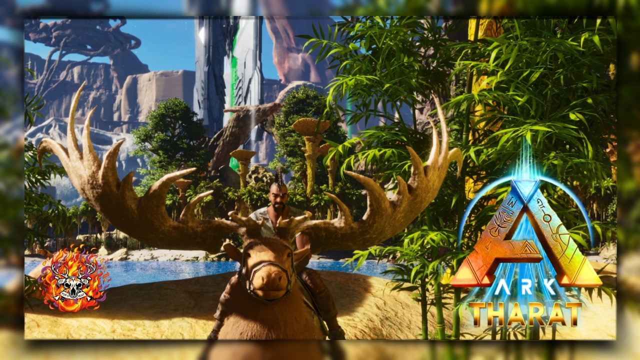 Ark Survival Ascended Tharat-Game changing creature TAMED! Ep 4