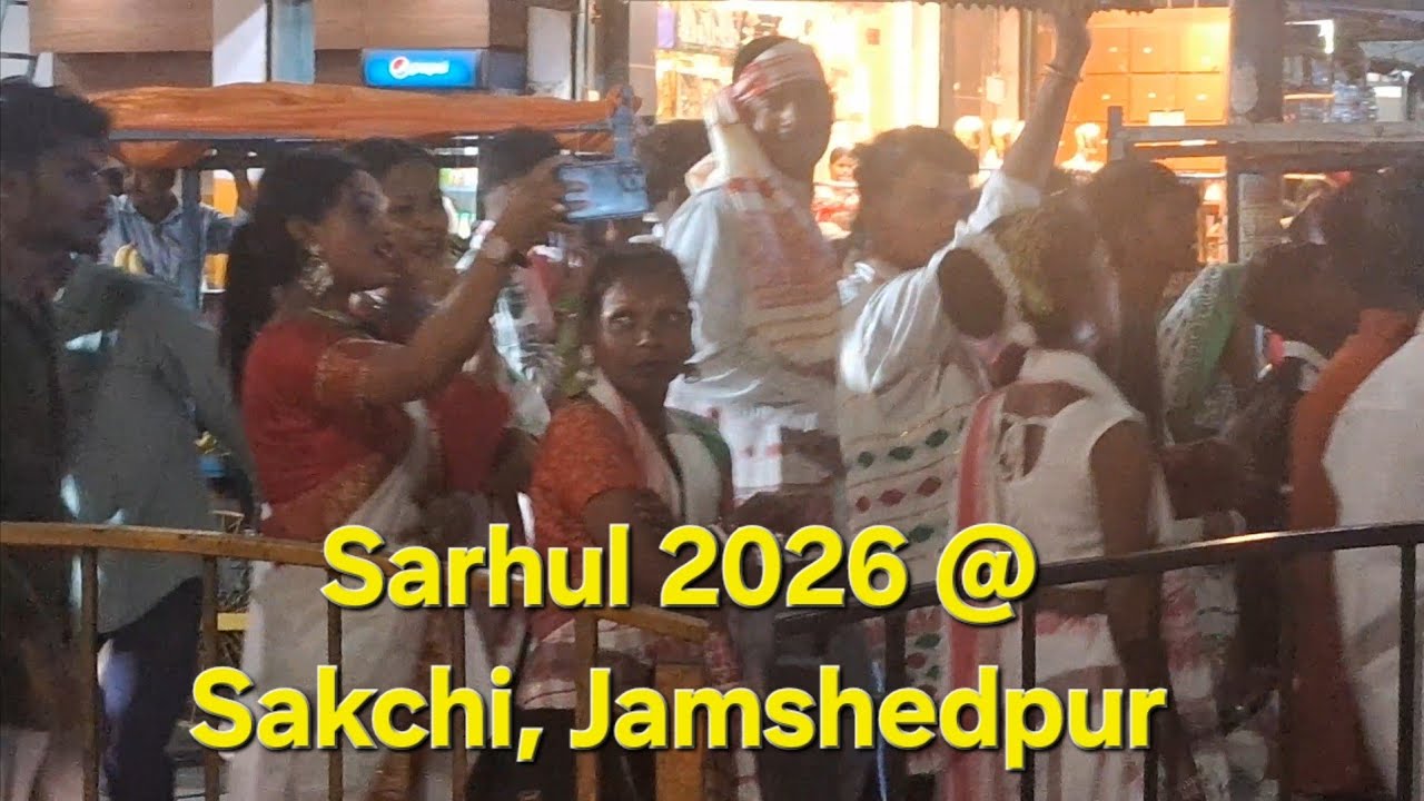 Sarhul, a tribal festival, celebrated at Sakchi, Jamshedpur on March 20, 2026 with fervour & gaiety.