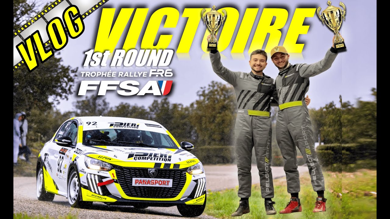 VLOG | MA PREMIERE VICTOIRE EN CHAMPIONNAT 🏆 | Trophée FFSA FR6 - Rallye printemps Canet 2025