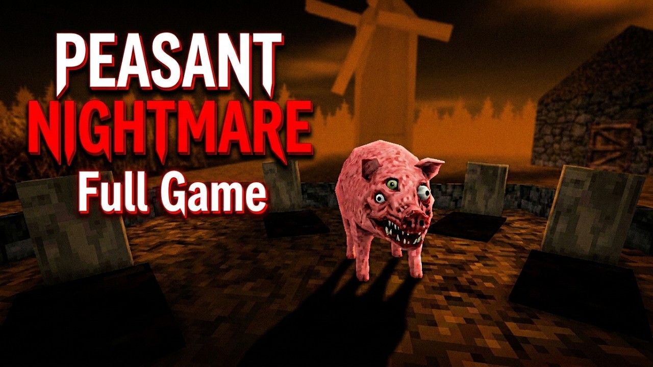 PEASANT NIGHTMARE Full Gameplay 👁️ Indie Horror Game - No Commentary