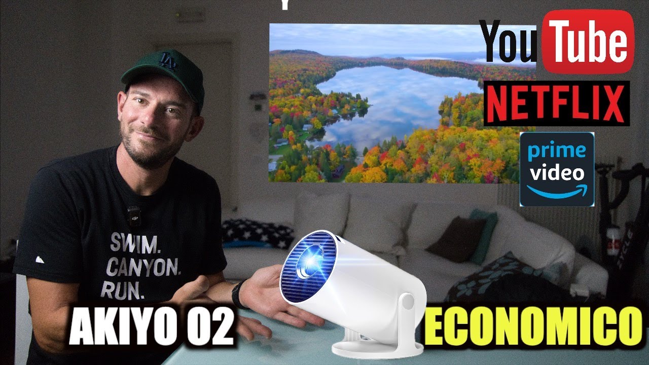 Proiettore ECONOMICO con APP integrate UFFICIALI, Funziona davvero?!? Test completo |  AKIYO O2