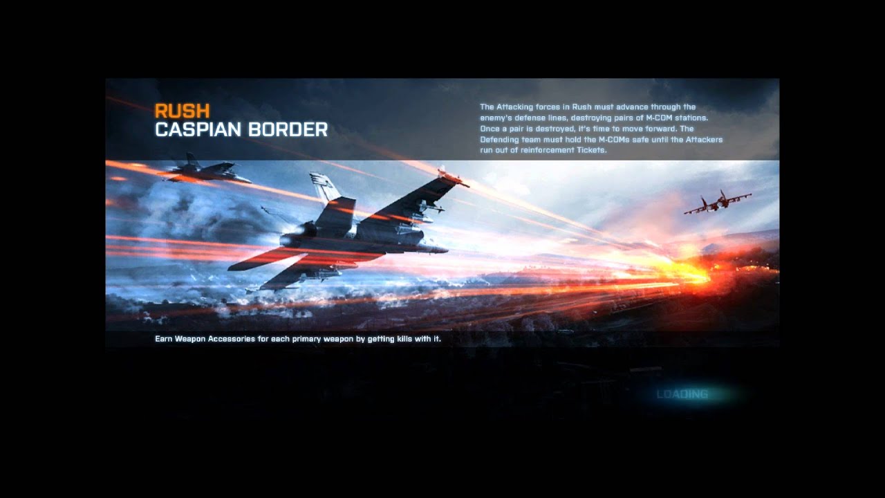 Battlefield 3: Caspian Border Loading Screen (Loud Version)