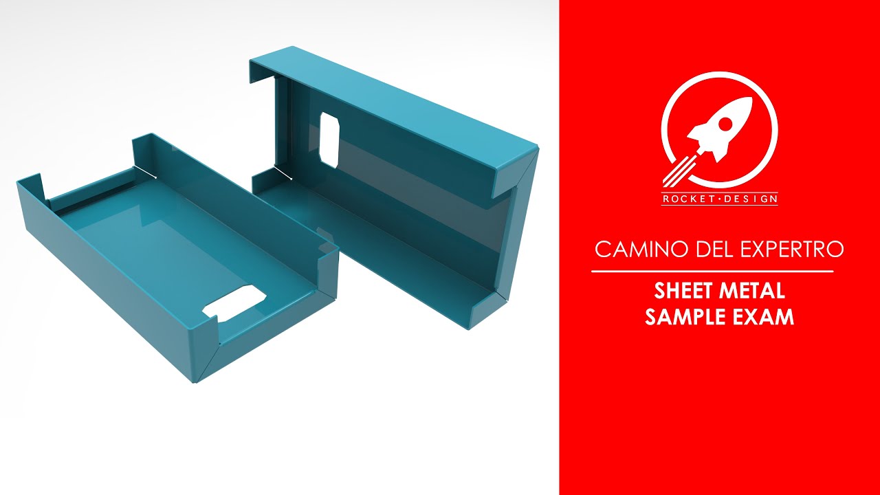 SOLIDWORKS | CSWPA SHEET METAL EXAMEN DE EJEMPLO