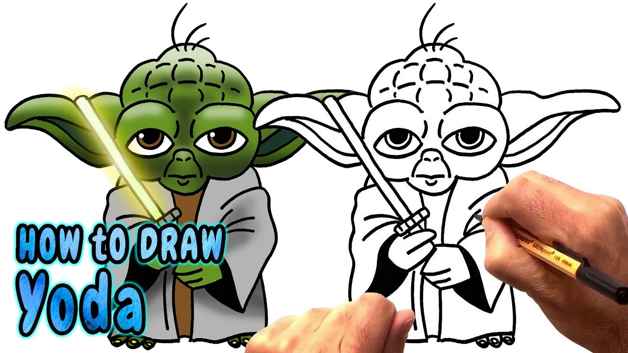 How to Draw Yoda from Star Wars (NARRATED)