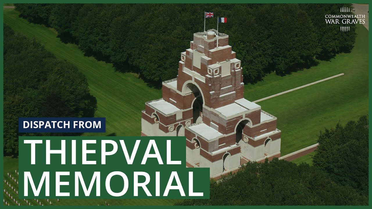 Dispatch from Thiepval Memorial | Drone Footage | Commonwealth War Graves Commission | #CWGC