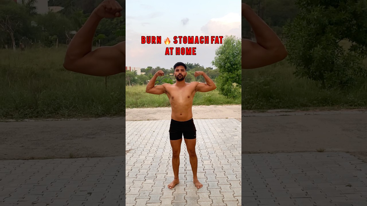 Only 3 Exercises for Stomach 🔥Fat Burn