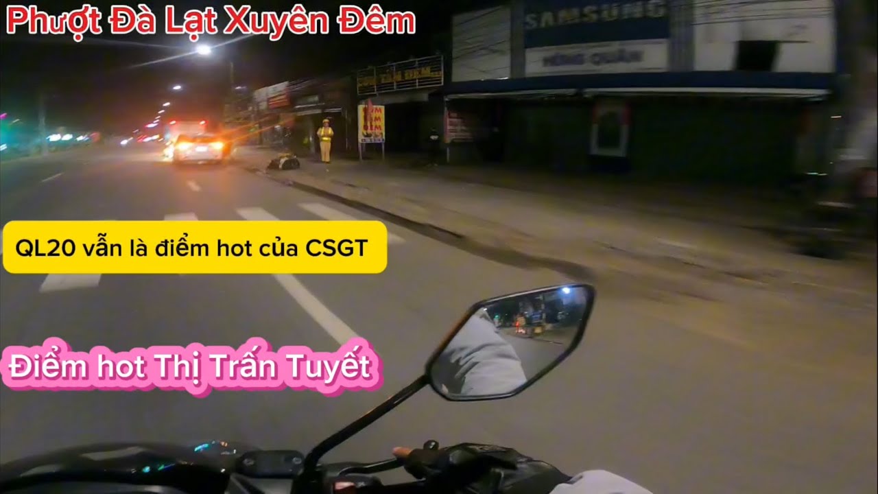 Phượt Đà Lạt Xuyên Đêm. Quá lạnh và vắng chốt CSGT. @TaiBLackVlogs