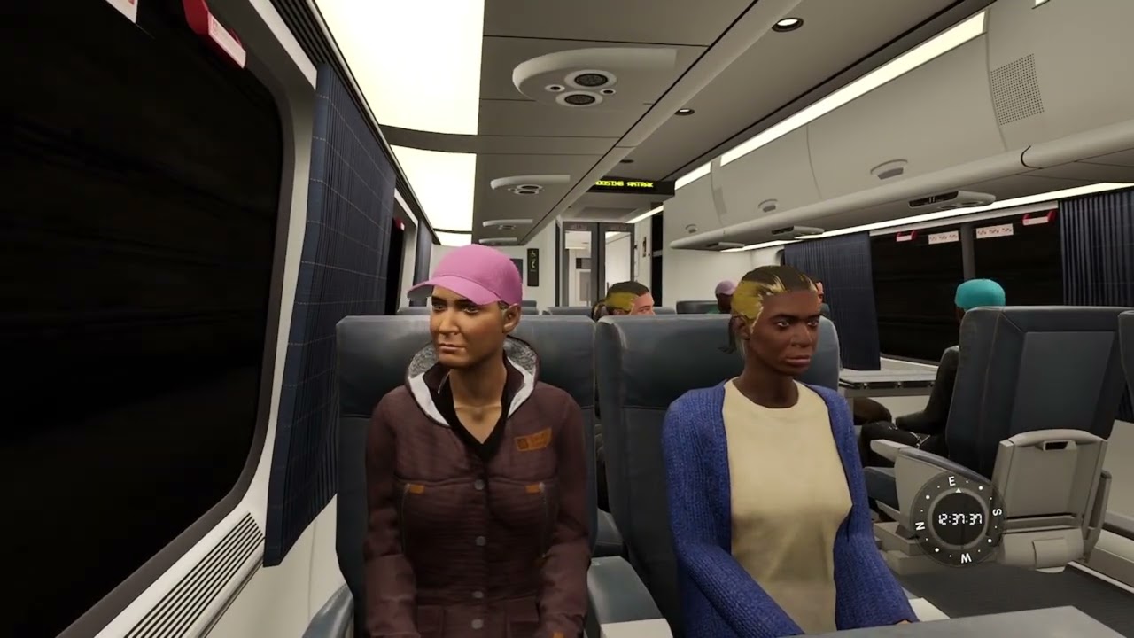 (Train Sim World 6) Amtrak Acela [Passenger View Ride] From Newark, NJ to New York City Penn Station