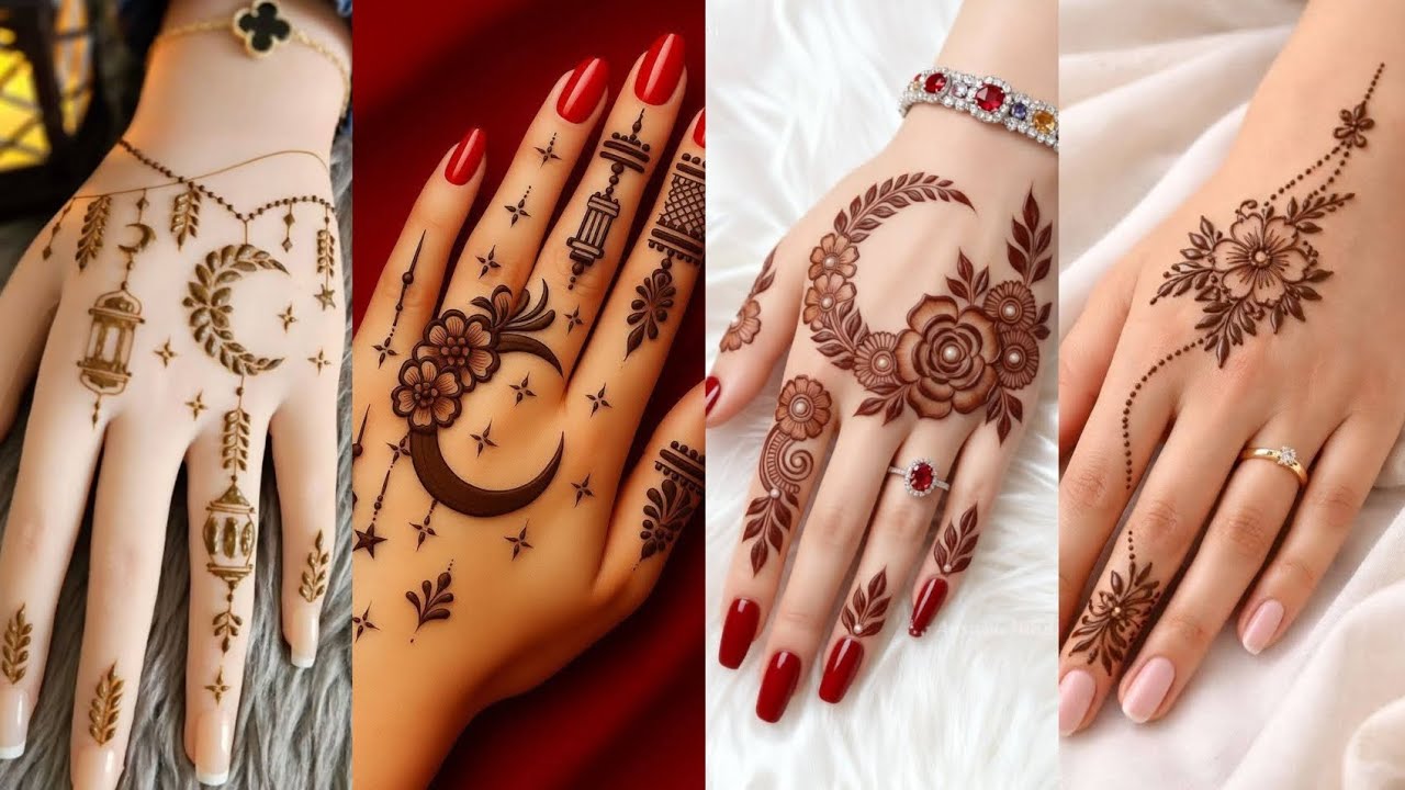 Beautiful and stylish mehendi design ideas for girls in Eid Al fiter 🤩😍