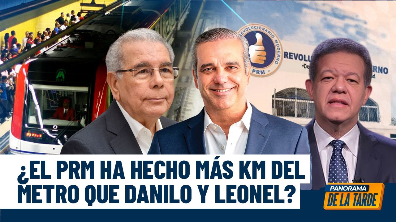 Dirigente PRM afirma Abinader ha hecho más kilómetros de Metro que Danilo y Leonel; Delvys desmiente
