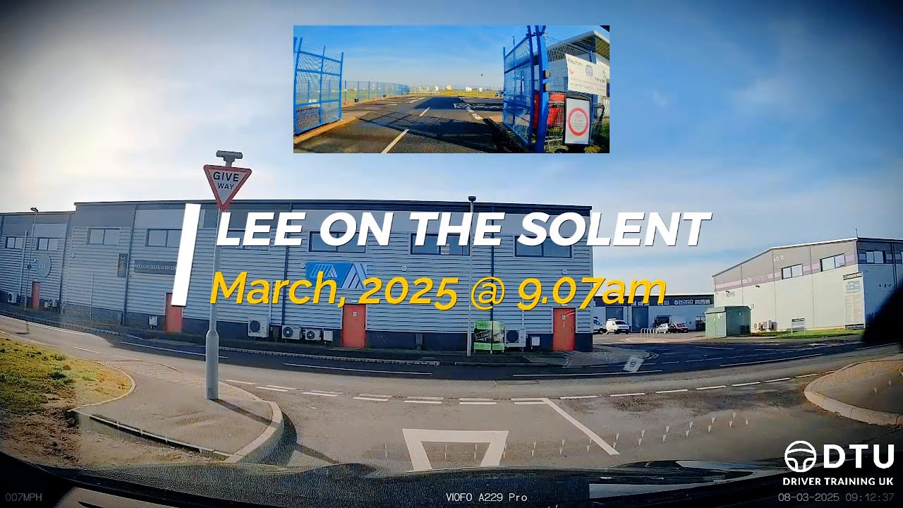 Actual Driving Test | Lee on the Solent | March, 2025 | Passed - 1 Driving Fault