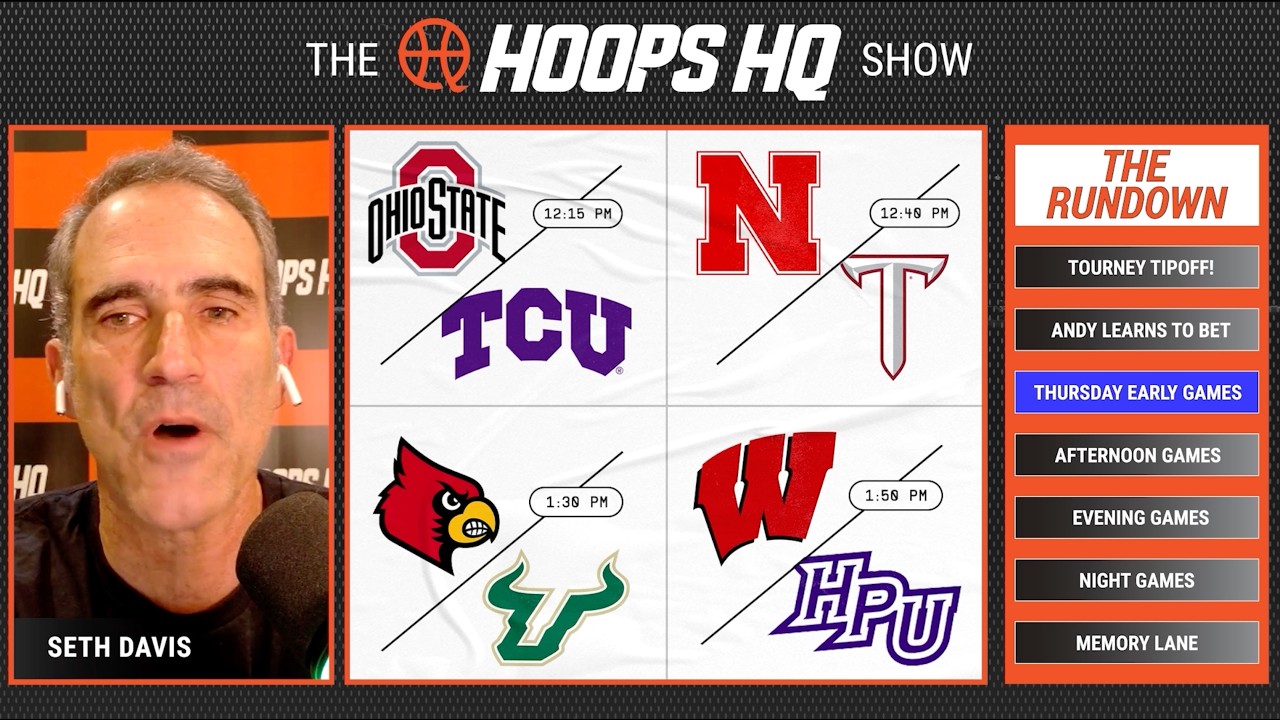March Madness Round of 64 Preview: Part 1, Thursday | The Hoops HQ Show with Seth Davis & Andy Katz