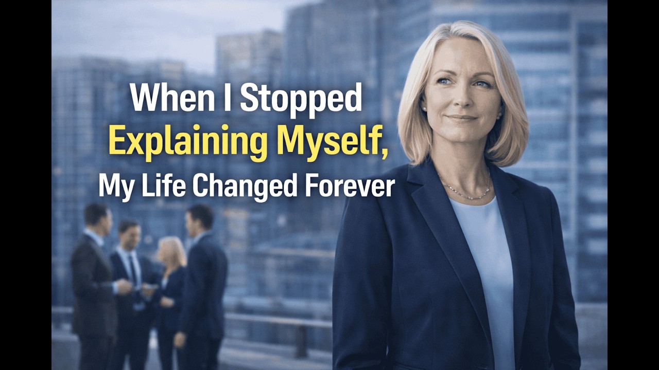When I Stopped Explaining Myself, My Life Changed Forever