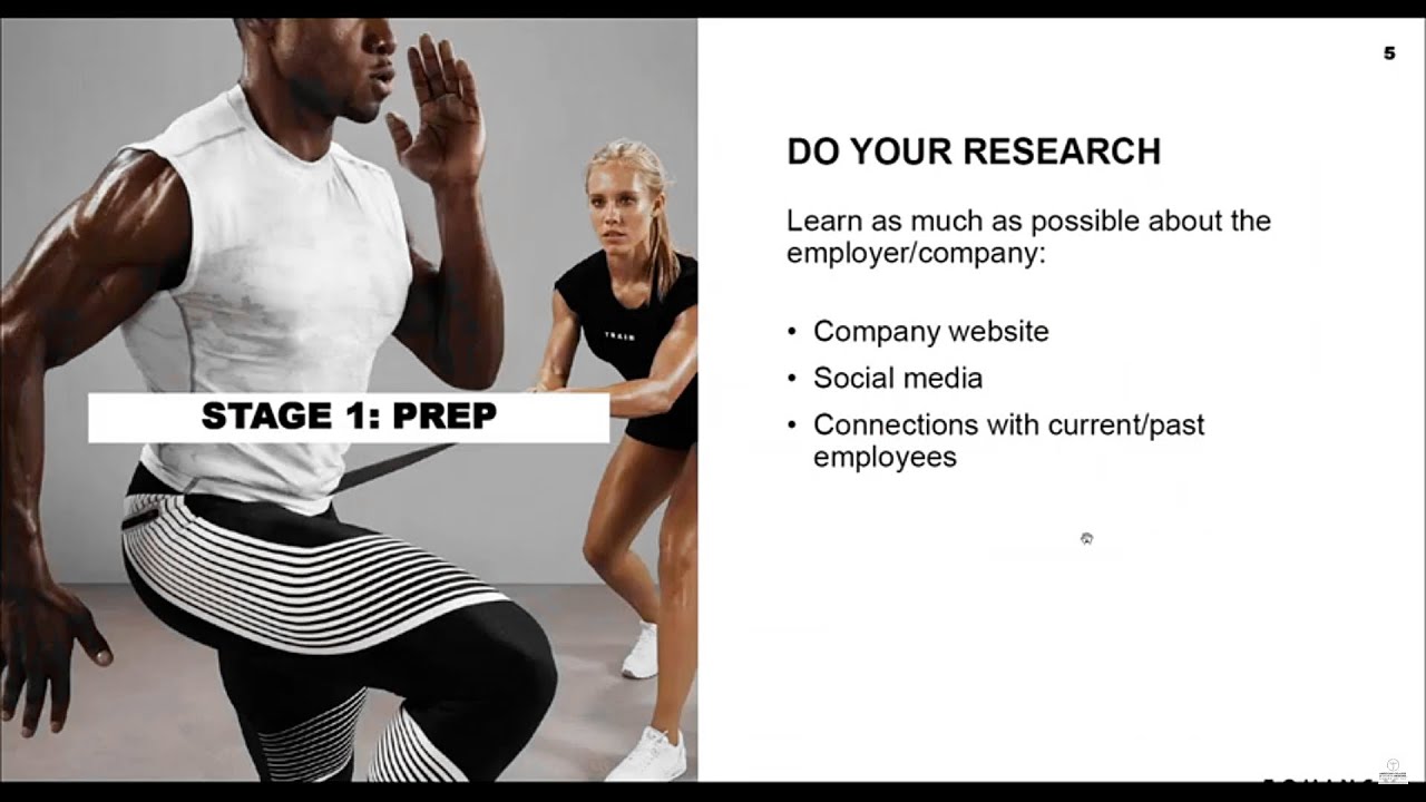 Ace The Job Interview: ACSM and Equinox