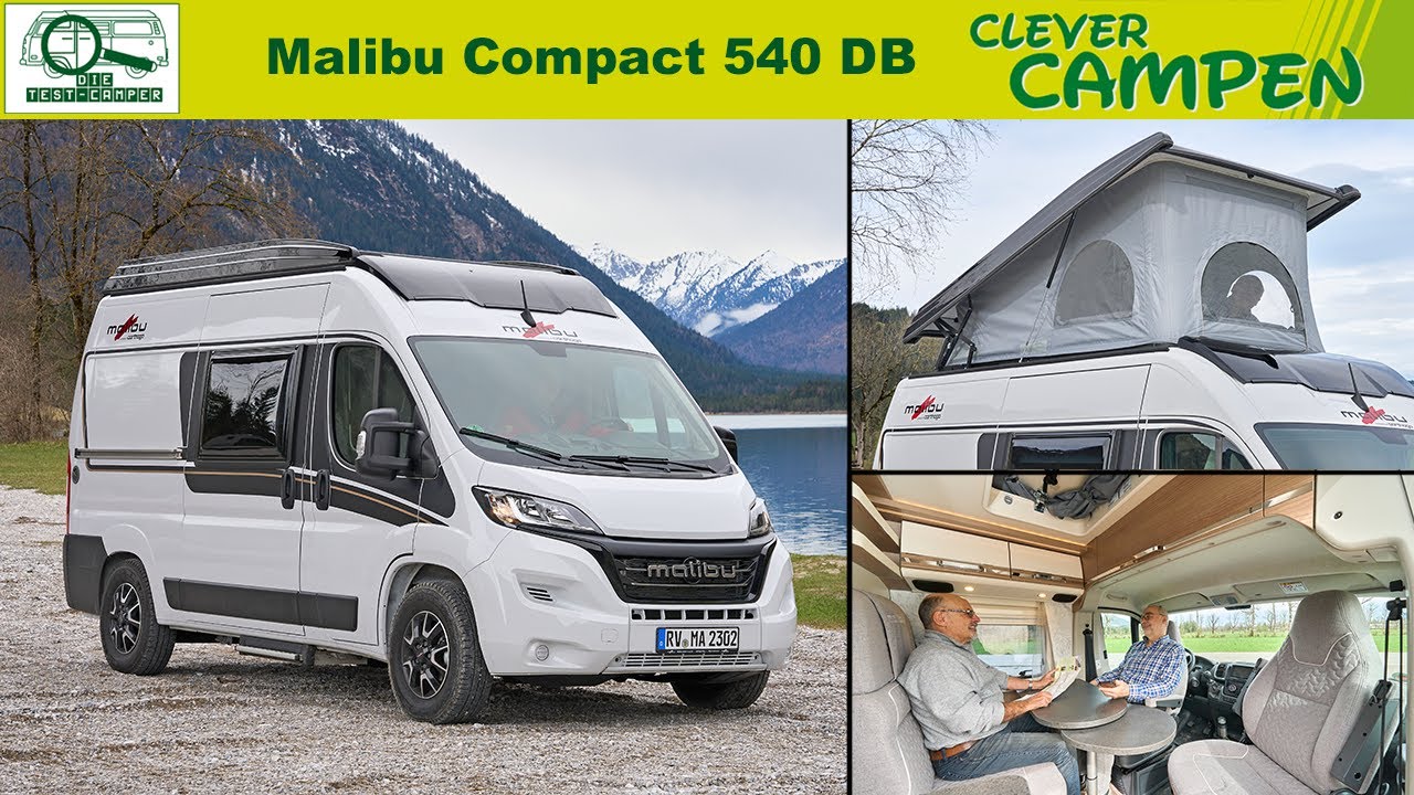 5,40 er mit Aufstelldach - Gibt es dennoch genug Komfort? - Malibu Compact 540 DB - Clever Campen
