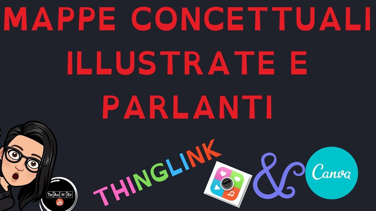 MAPPE CONCETTUALI DIGITALI ILLUSTRATE E PARLANTI