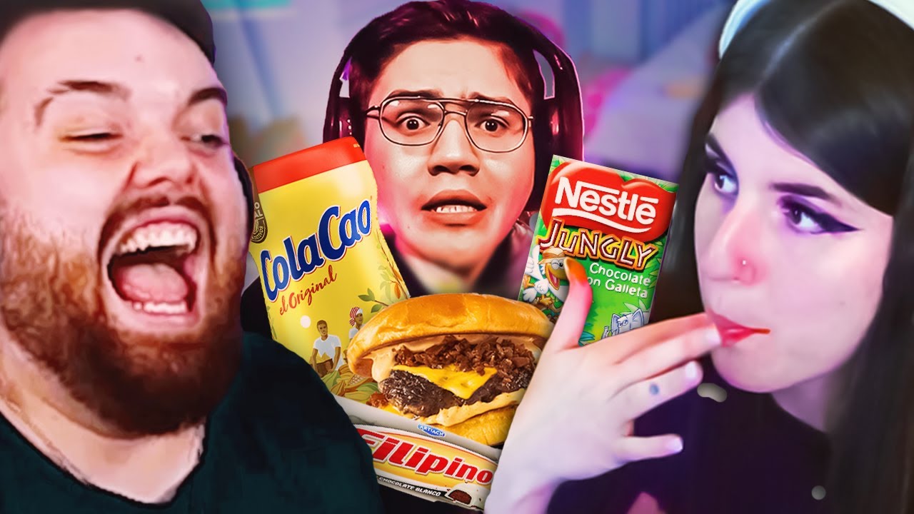 ELMARIANA PROBANDO DULCES ESPAÑOLES ft. ibai y PIDO UNA SMASHBURGUER (vicio)