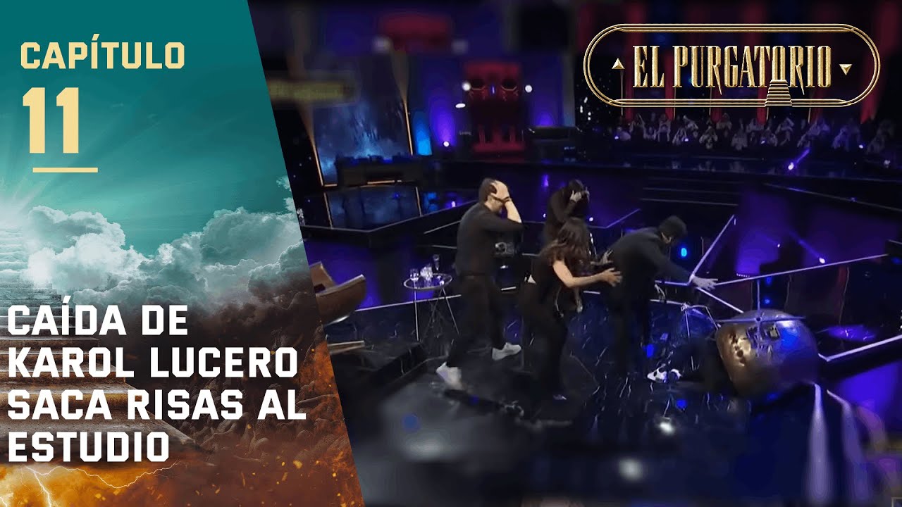 Karol Lucero sufrió aparatosa caída mientras relataba anécdota sexual | El Purgatorio | Canal 13