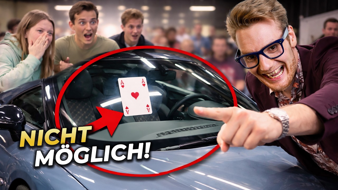 Karte auf Audi R8 zaubern | Enjoy Magic Uncut bei der Autowelt Bader in Bad Aibling