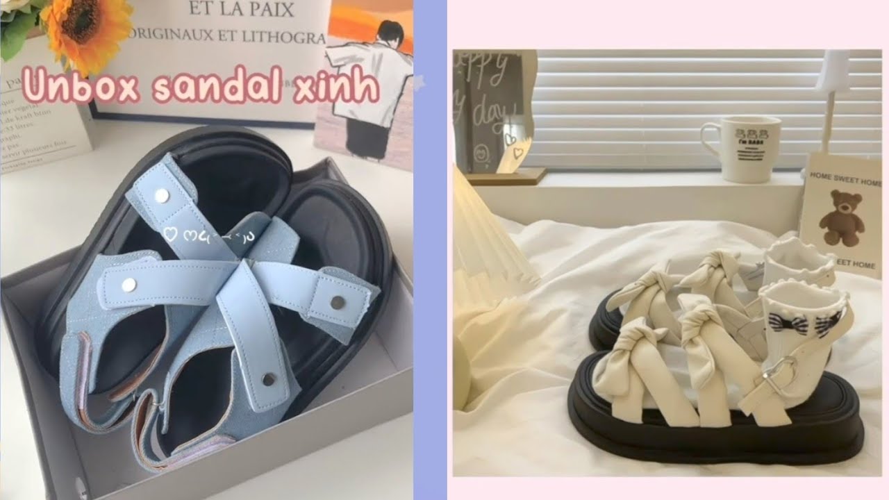 Shopee haul | Các kiểu giày dép sandal nữ hot xinh phù hợp cho năm học mới, phối đồ siuu xinhh #xhh