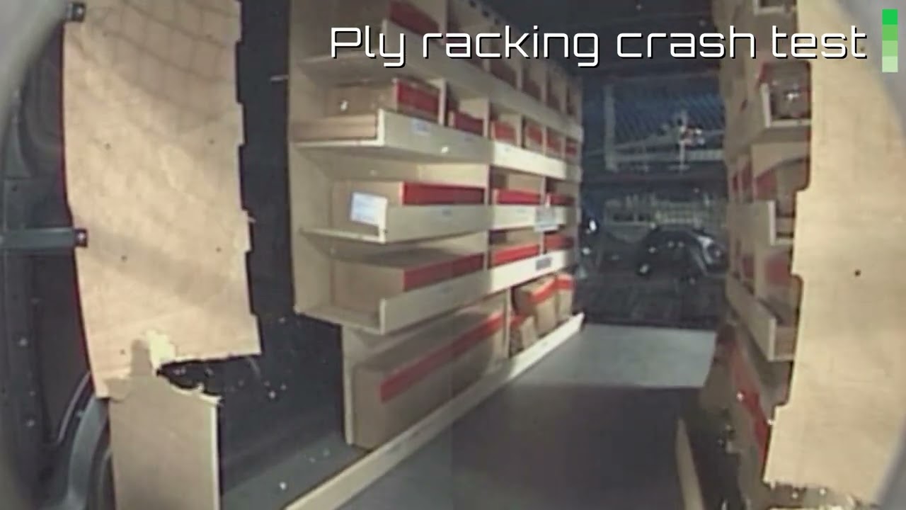 Bott Ltd | Crash Test | Van Racking Systems | Ply v Metal