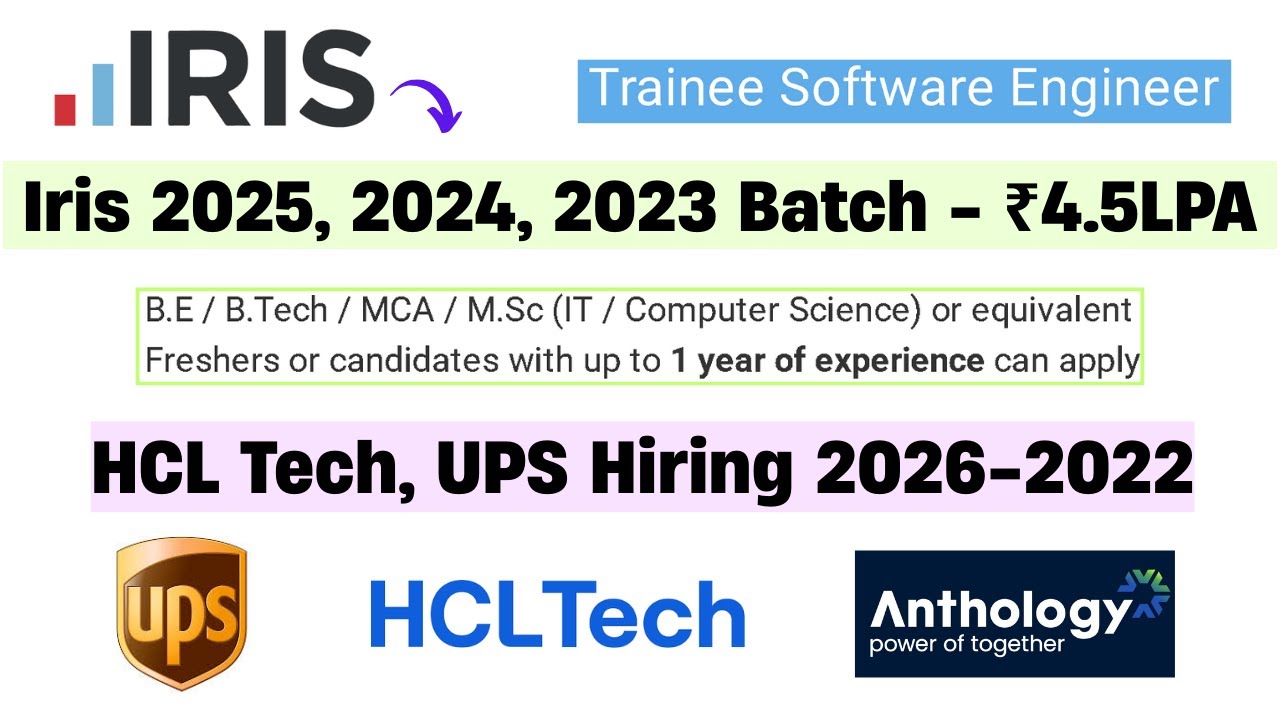 😱HclTech Mega Hiring Started | 2026, 2025, 2024 Batch | Direct Test Hiring 2025 | hire me plz