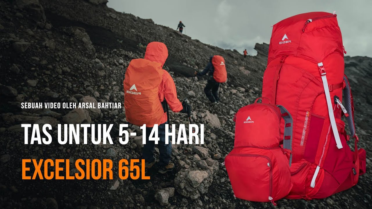 Tas Tangguh Gunung Hutan Tropis - EXCELSIOR 65L #KoncoGunung