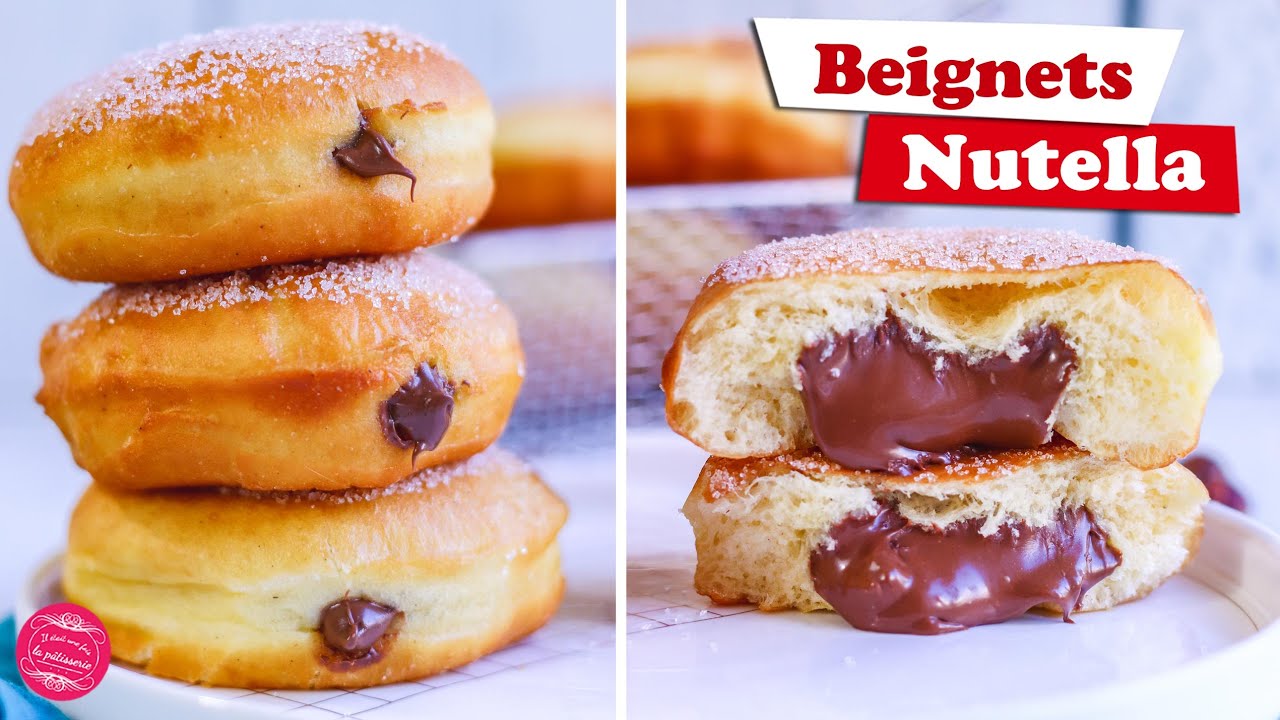 🌞 BEIGNETS NUTELLA MAISON 🌞