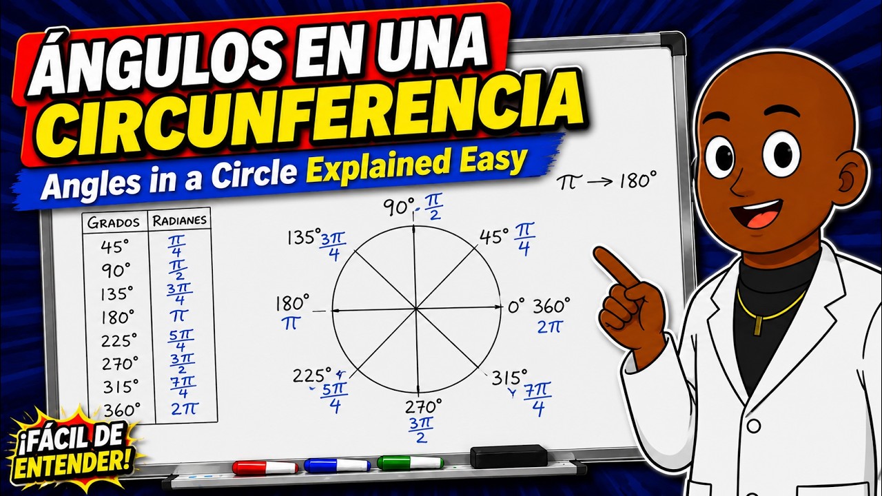 ÁNGULOS EN UNA CIRCUNFERENCIA