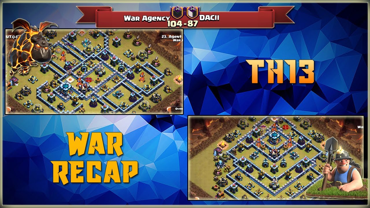 WAR AGENCY vs. DACII (Tag: #GQ9Y080) | TH13 War Recap #91 | COC 2020 |